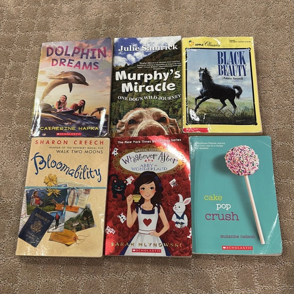 6 Middle School level novels